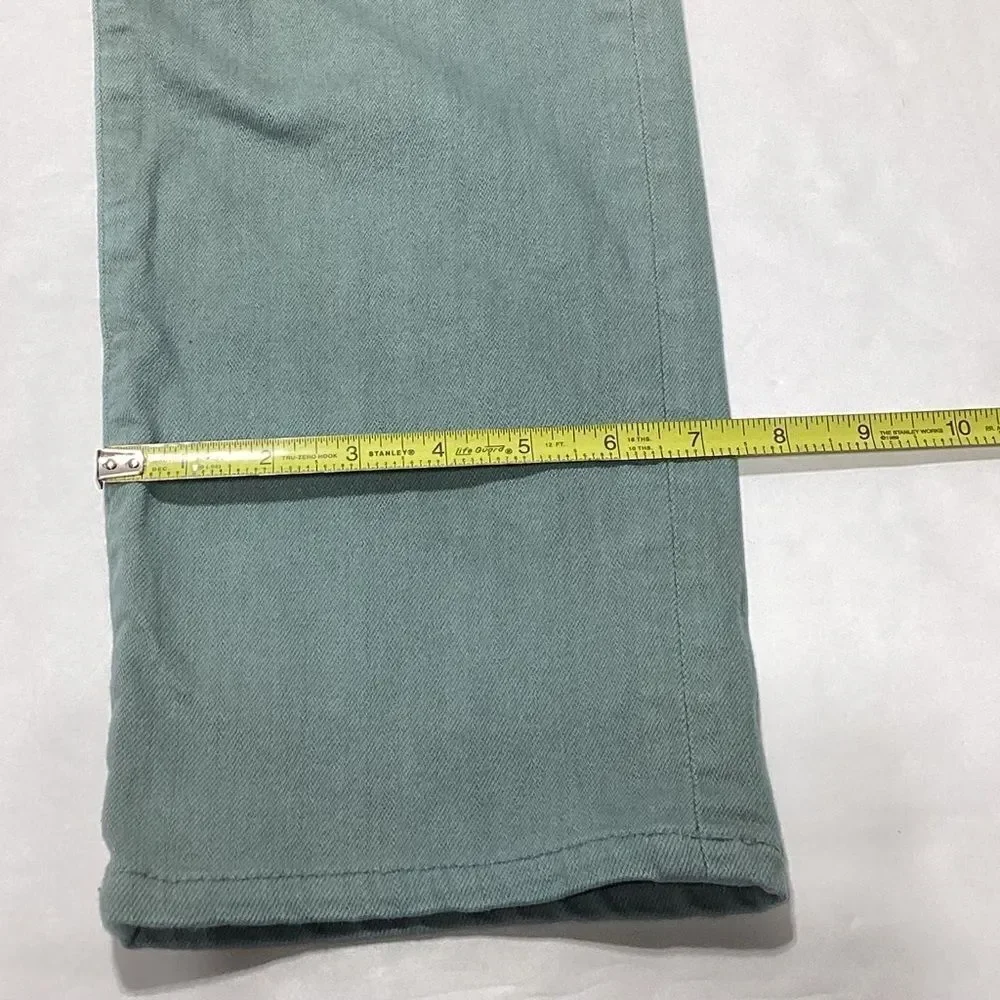 Adriano Goldschmied AG Jeans Ag-ed Denim Gray Green Mid Rise Straight 34R Men's